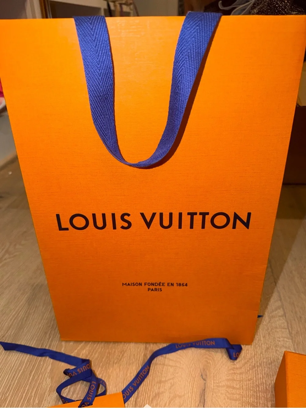 New Louis Vuitton Accessory Packaging Shopping bag, boxes, tag and Dust Bag